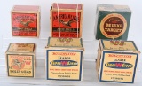 LOT (5) PRE WAR FULL 1-PC SHOTGUN SHELLS