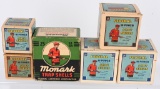 LOT (5) PRE WAR FEDERAL TRAP SHOOTER SHOTGUN SHELS