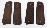 TWO PAIRS OF VINTAGE COLT 1911 GRIPS