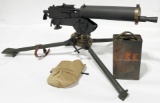 FINE BROWNING DISPLAY MACHINE GUN W/ COLT TRIPOD