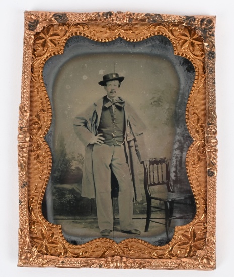 CIVIL WAR KILLED IN ACTION TINTYPE 18TH OVI OHIO