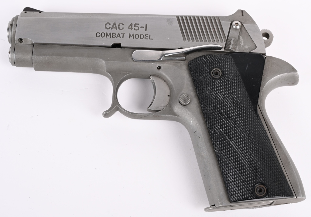 RARE STAINLESS CAC 45-1 COMBAT PISTOL (MOSSBERG) | Proxibid