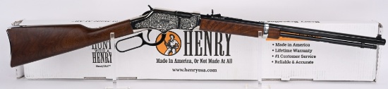 HENRY SILVER EAGLE DELUXE LEVER ACTION 22 RIFLE