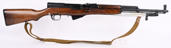 FINE RUSSIAN SKS RIFLE W/ BLADE BAYONET DATED 1954