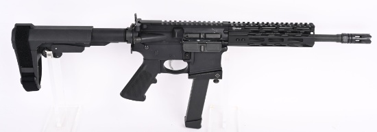 ANDERSON MACHINE 9MM AR15 PISTOL W/ BRACE