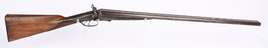 J.A.SCOTCHER HAMMER SXS 12 BORE DOUBLEGUN