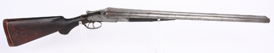 LEFEVER ARMS 10 GA DAMASCUS DOUBLE SHOTGUN
