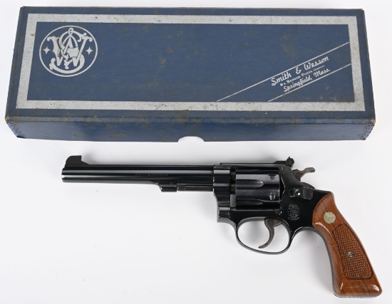 BOXED S&W MODEL 35-1 MODEL 1953 22/32 TARGET