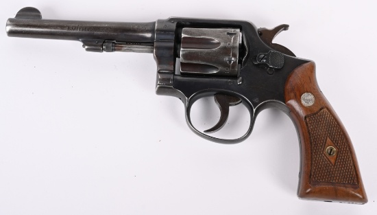 BRITSH PROOFED S&W H.E. REVOLVER