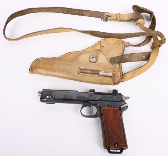 FINE WW1 STEYR HAHN MODEL 1912 PISTOL WITH HOLSTER