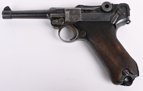 WW1 ERFURT 1918 P-08 LUGER PISTOL