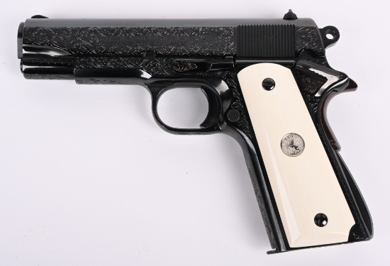 ROBIDOUX ENGRAVED COLT COMBAT COMMANDER 1911