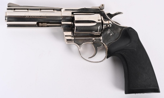 COLT DIAMONDBACK .38 NICKEL REVOLVER