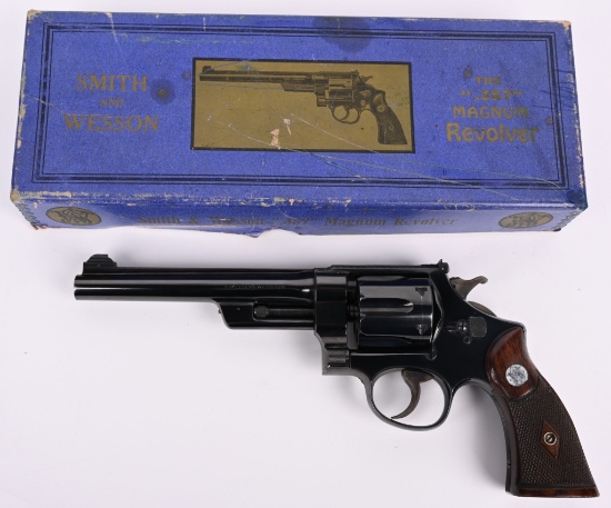 PICTURE BOX UNFIRED S&W REGISTERED .357 MAGNUM