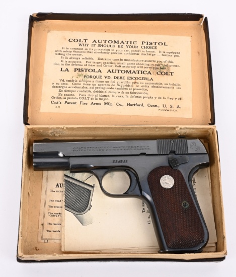 BOXED COLT MODEL 1980 SEMI AUTO .380 PISTOL