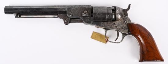 ENGRAVED COLT MODEL 1862 POCKET REVOLVER
