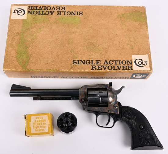 BOXED COLT NEW FRONTIER .22 DUAL CYLINDER