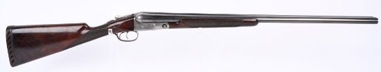 ENGRAVED PARKER BROS. DH 12 GA. SXS SHOTGUN