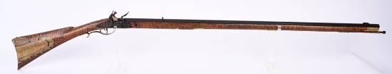 R.T.CASTER BUCKS COUNTY KY FLINTLOCK RIFLE