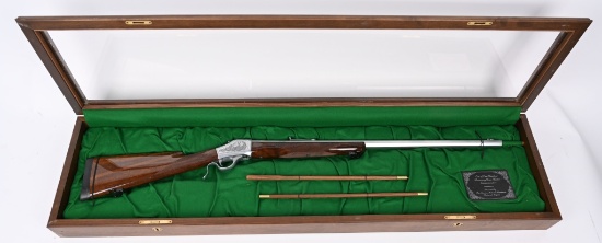 CASED BROWNING 069/100 DEER HUNTER HI-WALL RIFLE