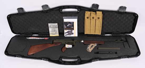 CASED THOMPSON AUTO ORDNANCE SPECIAL US ARMY ED.