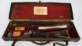 CASED WILKINSON LONDON .375 DOUBLE RIFLE