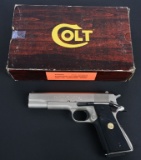 BOXED ELECTROLESS NICKEL COLT GOVERNMENT 1911 A1