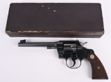 BOXED COLT OFFICERS MATCH 22 REVOLVER