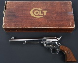 FINE NICKEL COLT SAA REVOLVER