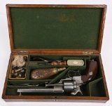 RARE CASED LeFAUCHEUX PARIS PINFIRE REVOLVER