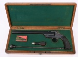 LONDON OAK CASED 1891 S&W 1ST MODEL TARGET