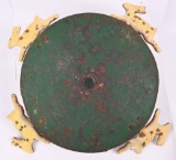 LG. STEEL 19TH CENT. KNOCK DOWN ARCADE TARGET