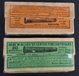 TWO FULL BOXES WINCHESTER 40-82 AMMO 1886 RIFLE