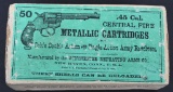 SEALED COLT 1878 PICTURE BOX .45 AMMO