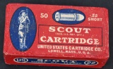 RARE FULL BOX US CARTRIDGE SCOUT SERIES .22 SHORT