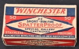 WINCHESTER .22 SHORT SPECIAL GALLERY CART. FULL BX