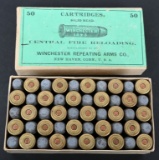 FULL 50 ROUND BOX WINCHESTER MODEL 1873 .44 AMMO