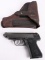 WW2 SAUER & SOHN H-38 .32 PISTOL IN ERSATZ HOLSTER