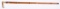 CANE GUN W/ WOOD SHAFT AND STAG HANDLE