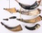 LOT (6) ASSORTED POWDER HORNS