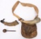 19th CENTURY LOT HORNS, BAG, STARTER