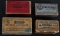FOUR BOXES EARLY REVOLVER AMMO