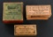 (3) BOXES ANTIQUE MILITARY CALIBER AMMO