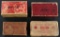 LOT (4) ANTIQUE AMMO 7.65 LUGER, 9MM LONG
