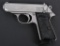 STAINLESS WALTHER PPK/S SEMI AUTO PISTOL