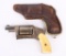 P. HUET FRENCH PURSE CASED VELO DOG REVOLVER