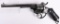 HIGH ART GOLD & SILVER INLAID PINFIRE REVOLVER