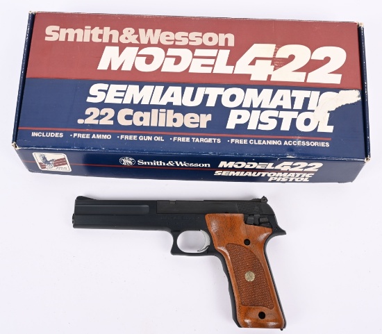 BOXED S & W MODEL 422 SEMI AUTO PISTOL