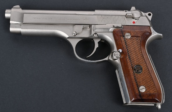 BERETTA STAINLESS MODEL 92-SB SEMI AUTO PISTOL