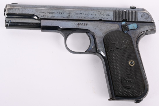 1ST MODEL COLT MODEL 1903 HAMMERLESS .32